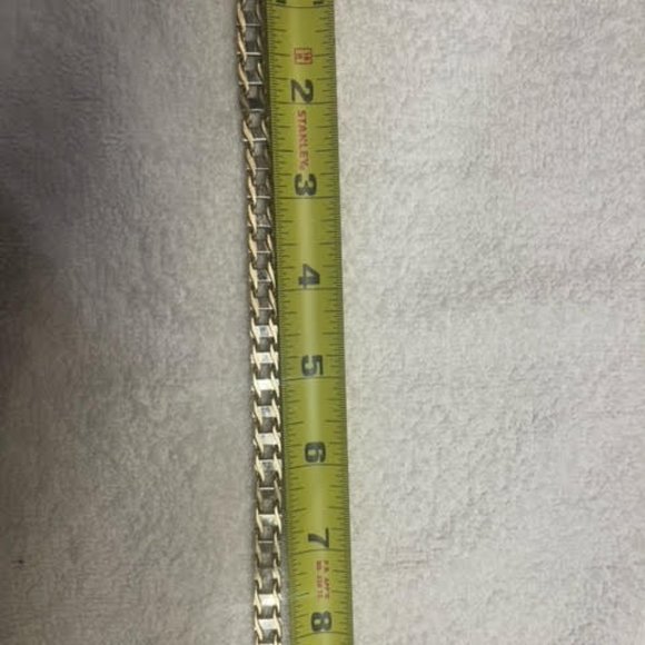 Heavy 14k Yellow Gold Mens 10 MM Link Bracelet 41 Grams - Picture 5 of 5